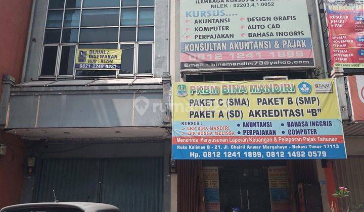 Dijual cepat ruko di jl utama xmalang kalimas 2