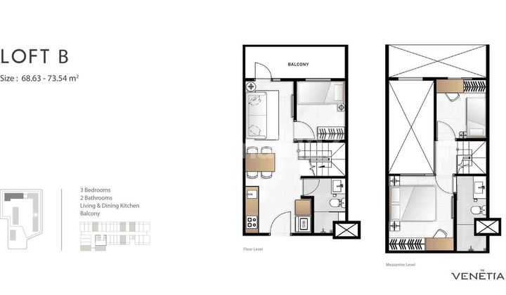 Dijual Apartemen Kingland Avenue 3br Mewah Bagus 11
