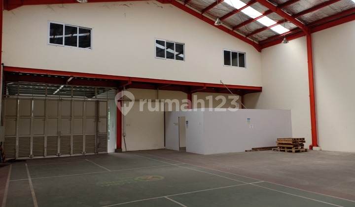 1-Story Warehouse Near Toll Access, Flood-Free in Harapan Indah Central Business Warehouse Area, Bekasi