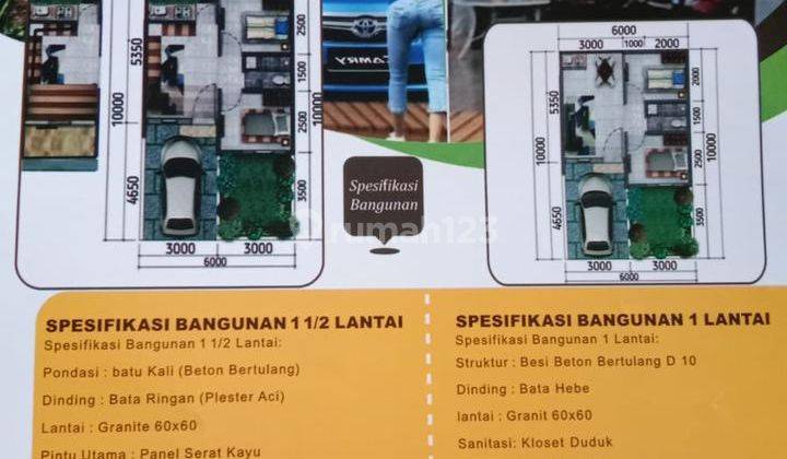 Rumah 1 lantai dekat ke peekotaan ,sarana pendidikan ,swalyan ,pasar tradisional 2