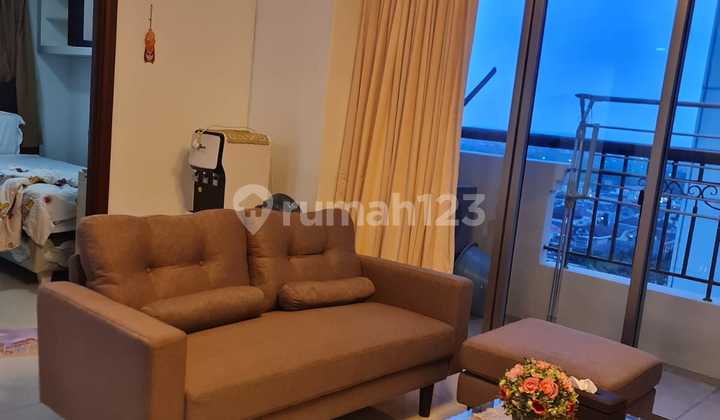 Disewakan Apartement Waterplace Tower B Fullfurnish Tipe 3 Br Ada 3 Kasur Ac Tv Sofa Dapur Lengkap View Pojok Pool dan City 2