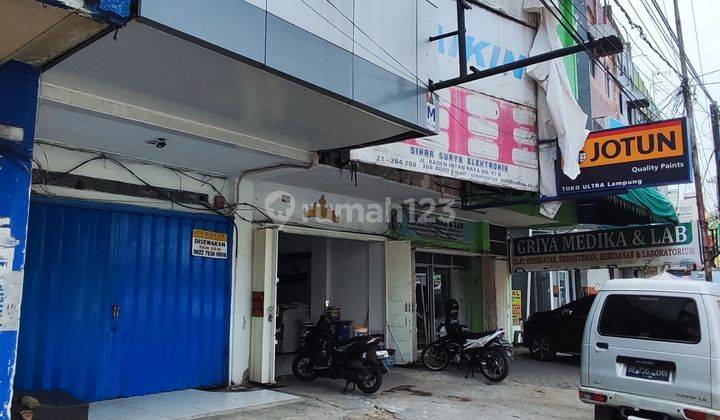 Murah Disewa Ruko Jalan Raden Intan Bandar Lampung 1