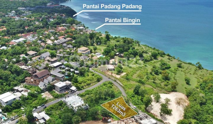 Ocean View Land at Cemongkak Beach Tourism, Uluwatu Bali, Suitable for Commercial Villas.