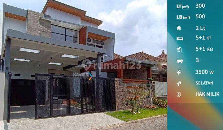 Dijual Rumah Modern Mewah Baru Gress Di Araya Golf, Malang 1