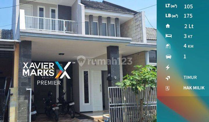 Dijual Rumah Modern Kondisi Baru Semi Furnish Di Banjararum, Kec. Singosari Kab. Malang
 1