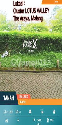 Dijual Tanah Kavling Di Cluster Lotus Valley The Araya Malang Dijual Tanah Kavling Di Cluster Lotus Valley The Araya Malang