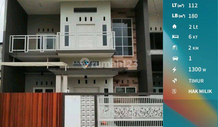 Dijual Rumah Baru 2 Lantai Desain Modern Di Graha Tlogomas,lowokwaru Malang 1