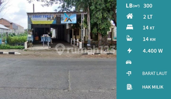 Dijual Ruang Usaha Strategis + Kost Aktif 14 KT di Kota Kepanjen