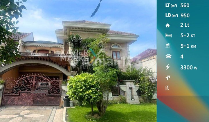 Disewakan Rumah Besar & Mewah Full Furnished Di Araya, Malang 1