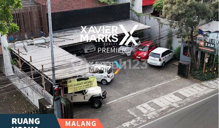 Dijual Ruang Usaha Luas + Rumah Di Nol Jln Raya Sp. Sudarmo, Mlg