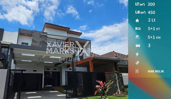 Dijual Rumah Modern Mewah Baru Greess Di Araya Golf, Malang 1