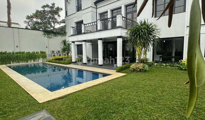 Rumah mewah dijual di kemang jakarta selatan,full furnish 1