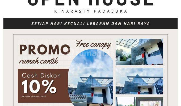 JARANG ADA RUMAH BARU MURAH DI BANDUNG KOTA DEKAT KAMPUS FREE KITCHEN SET DAN CANOPY 1