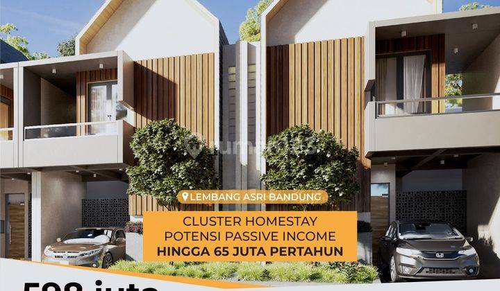 Rumah Villa Hampir Habis di Cihanjuang Cimahi Bandung Utara SHM 2