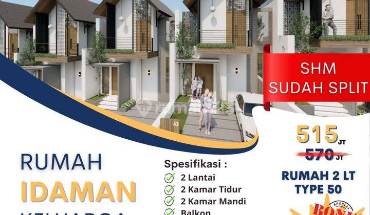 Pesona Cipadung kota Bandung Rumah SHM 2 Lantai Hampir Habis  2