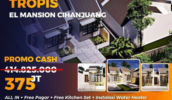 Rumah Minimalis sisa 1 unit di Cihanjuang SHM Baru 1