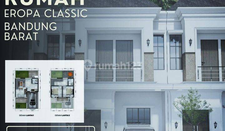 Komplek Eropa sisa 2 unit di Cihanjuang Cimahi perbatasan 2 Lantai SHM 2