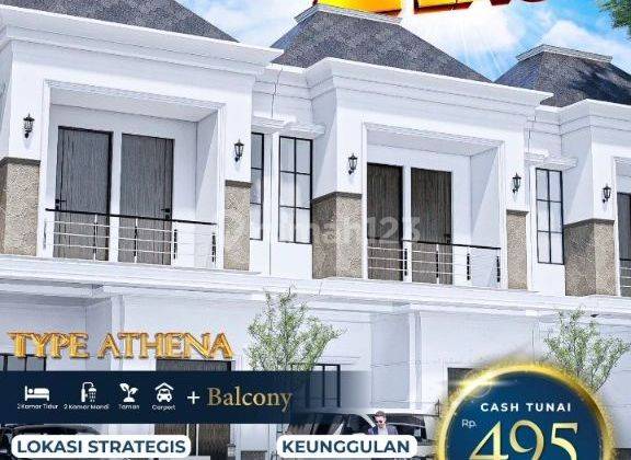 Rumah 2 lantai Bergaya Eropa di Cihanjuang Hampir Habis SHM 1