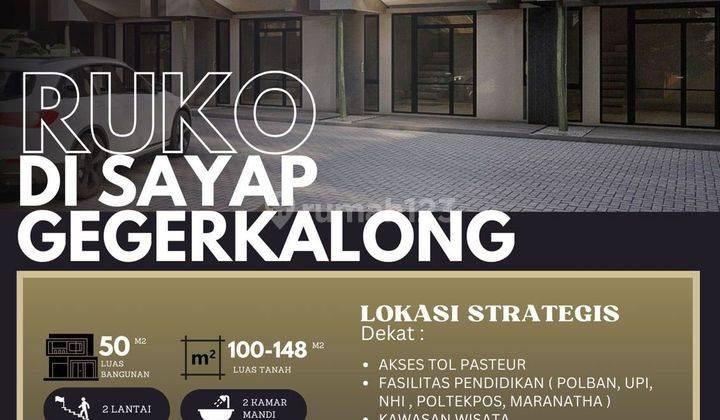 Ruko di Jln ciwaruga sebelum ECO Pesantren SHM 1