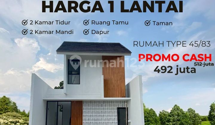 Rumah di Jalan Permata Cimahi SHM 2 Lantai Rumah di Jalan Permata Cimahi SHM 2 Lantai