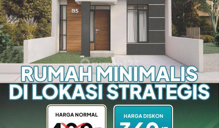 DISKON PULUHAN JUTA TERSISA 1 UNIT SAJA ! Rumah dalam cluster legalitas SHM dekat wisata lembang 1