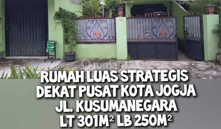 Rumah Luas Strategis Dekat Pusat Kota Jogja 1