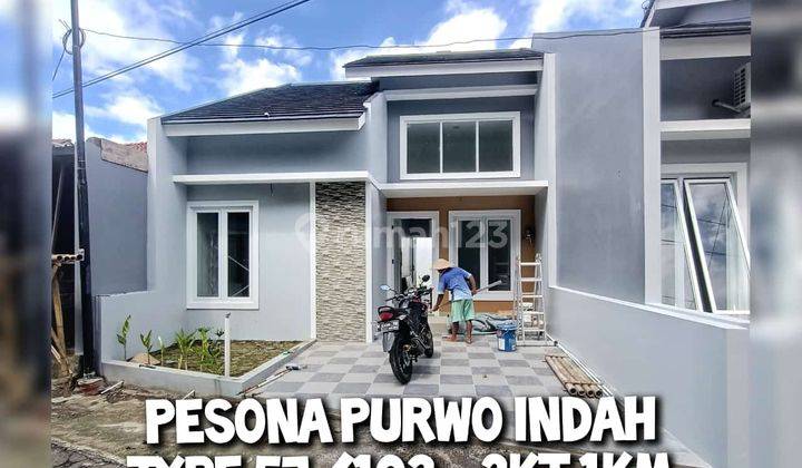 Rumah Cantik Siap Huni di Pesona Purwo Indah Purwomartani 1