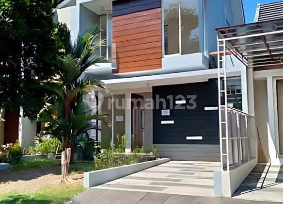 Minimalist 2-story house in Citra Sun Garden Yogyakarta Fortuna type 2-story house ready to occupy 2