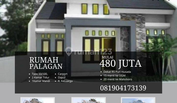 Rumah Minimalis Jalan Palagan km 11 Rejodani 1