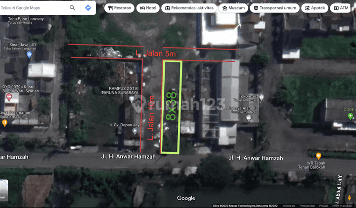 Tanah 0 Jalan SHM Waru Tambak Sumur Sidoarjo 1
