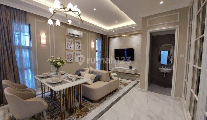 Dijual Rumah Cantik 3 Lantai, Maison De Wisteria 5 Menit Dari Aeon Mall, Metland Menteng 028 2