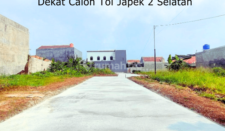 60 Jt-an Kavling SHM Bekasi, Dekat Calon Tol Japek 2 Selatan 1