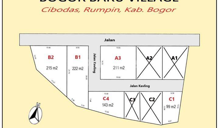  Invest Kavling Area Ibu Kota Kab. Bogor Barat, Cuma 900 Rb An M2 5