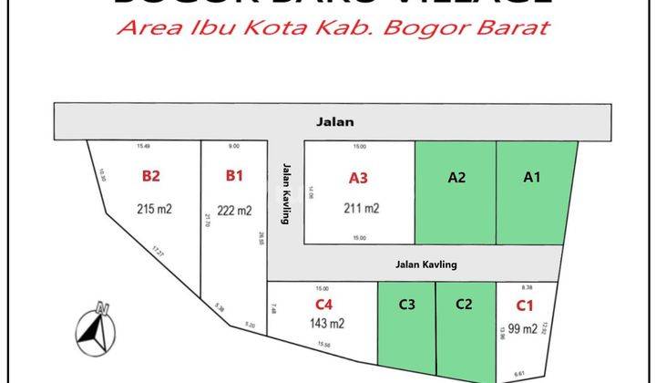 Invest Kavling Area Rumpin, Hanya 900 Rb An M2 3