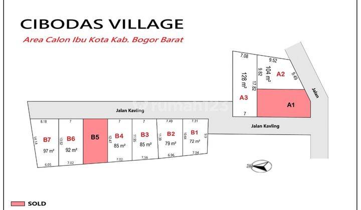 Kavling 50 Meter Dari Jl, Raya Cibodas, Cuma 80 Jt an 2