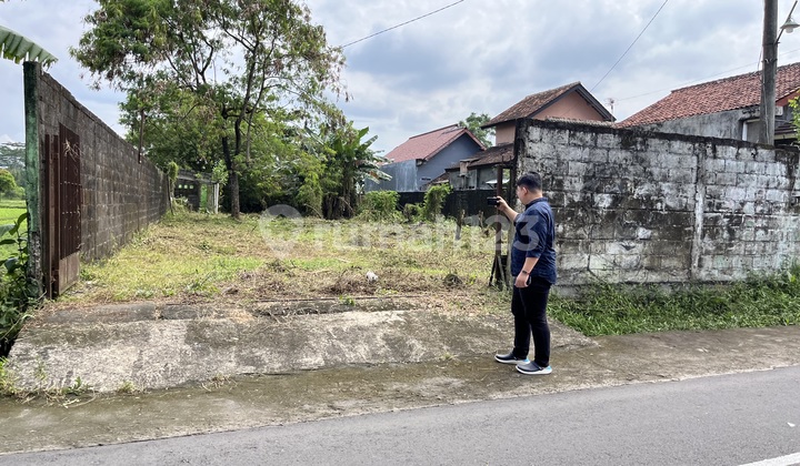 Tanah Siap Bangun Jalan Damai- Jl Kaliurang km 8 Jogja 