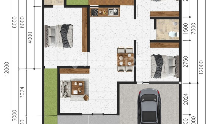 Rumah Kontemporer 1 Lantai Dekat Kampus Ugm 2