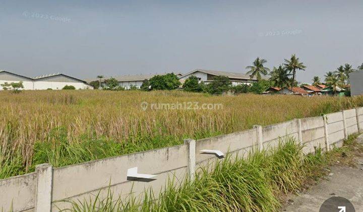 Tanah Industri Dalam Kawasan Pergudangan 19 yunsen Sungai Turi Tangerang Luas 1,5 Hektare Sertifikat Hak Milik 1