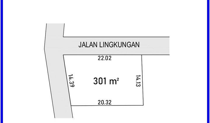  Tanah Bandung Kota Luas 301 Meter Sayap Jalan Ciwastra SHM 5