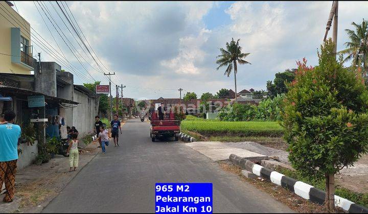 Tanah Dijual Sleman Jakal Km 10 Siap Ajb Luas 965 M2 Pekarangan 2