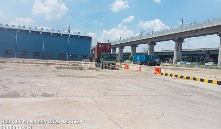 Disewa Lahan Dipinggir Jalan Raya Toll Jakarta Cikampek 1