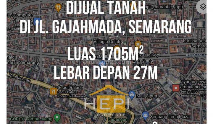 Dijual Tanah Komersil Gajahmada Semarang 1