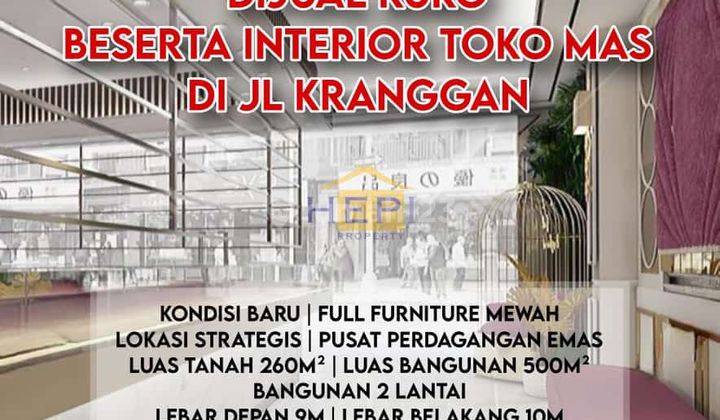 Ruko strategis Furnished Eks Toko Emas Di Kranggan Semarang 1