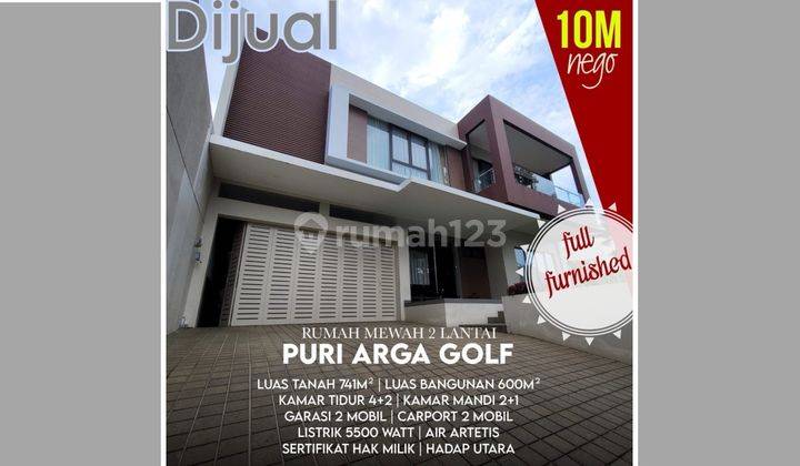 Rumah Mewah Furnish Kondisi Baru di Puri Arga Golf BSB City Semarang, BSB City 1