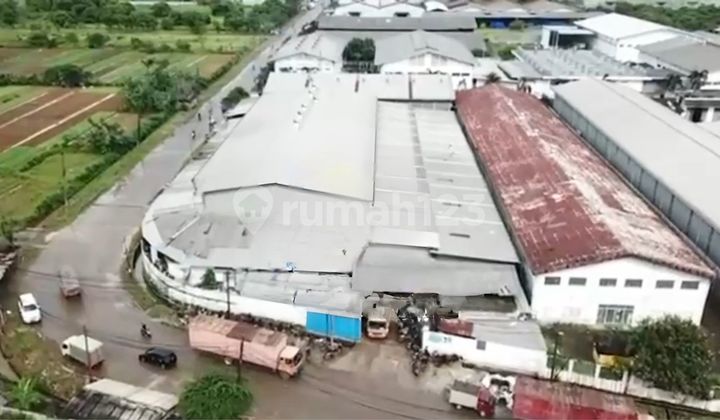 Dijual Gudang Hoek Siap Pakai Dalam Kawasan Pergudangan di Cikupa