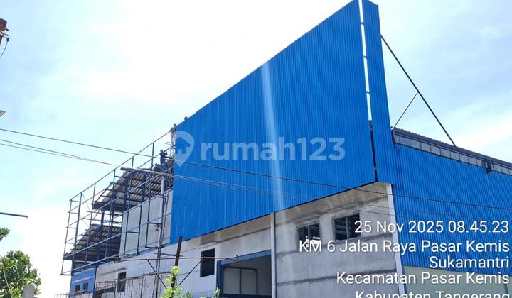 Disewakan Gudang Bangunan Baru Siap Pakai di Pasar Kemis, Tangerang