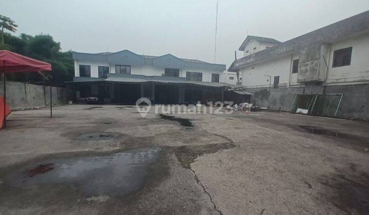 Tanah Ada Bangunan Gudang.lokasi.strategis Pinggir.jalan 2