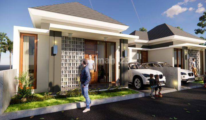 RUMAH KEMBAR 4 UNIT CANTIK - DESAIGN LIMASAN KEKINIAN DI PURWOMARTANI DEKAT BUDI MULIA TAJEM SLEMAN 2