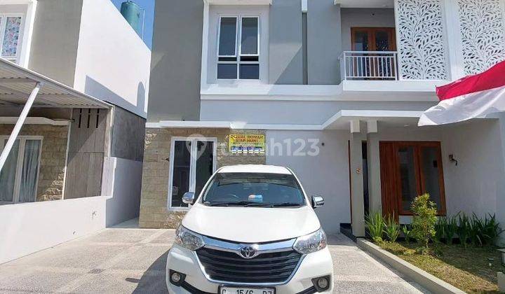 RUMAH BARU MEWAH MODERN 2 LANTAI ISTIMEWA DALAM PERUMAHAN SECURITY 24 JAM DI SIDOARUM JALAN GODEAN KM 2 Lantai Rumah SHM Utara 1