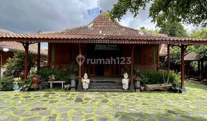 Rumah Limasan Joglo Mewah Full Furnished Dengan Kolam Bagus Rumah SHM 1